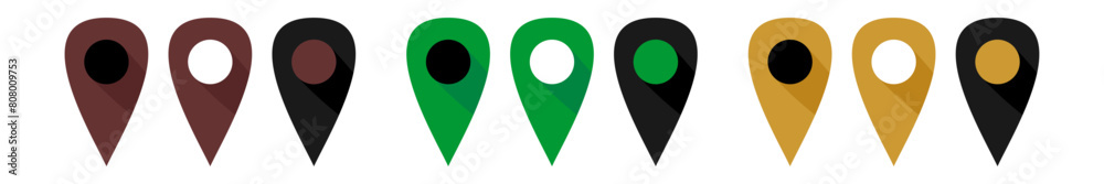 Map point or pin location icon. Vector illustration Map point or pin location icon. Vector illustration