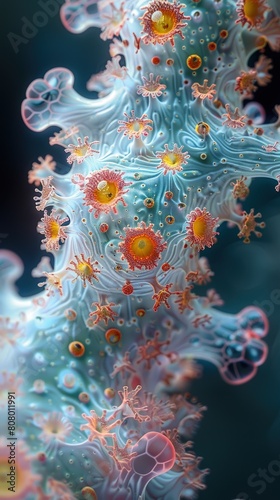 Nanotechnology's tiny wonders magnified into stunning visual detail. photo
