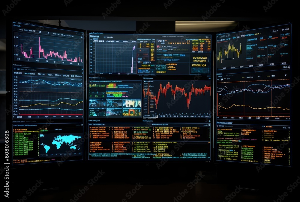 Professional Stock Market Analysis on Multiple Screens
