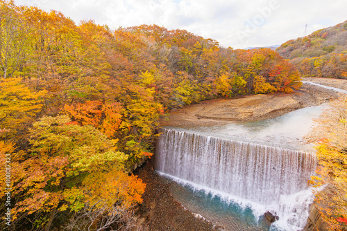 八幡平市・森の大橋からの紅葉