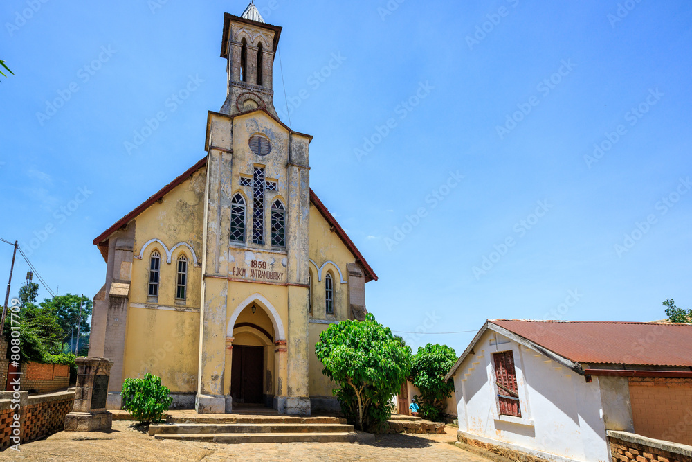 antranobiriky church in the old town of Fianarantsoa, Madagascar antranobiriky church in the old town of Fianarantsoa, Madagascar