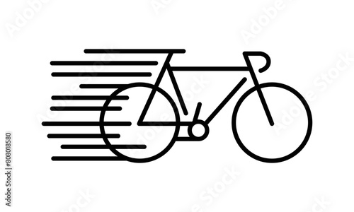 Simple Bike Line Logo