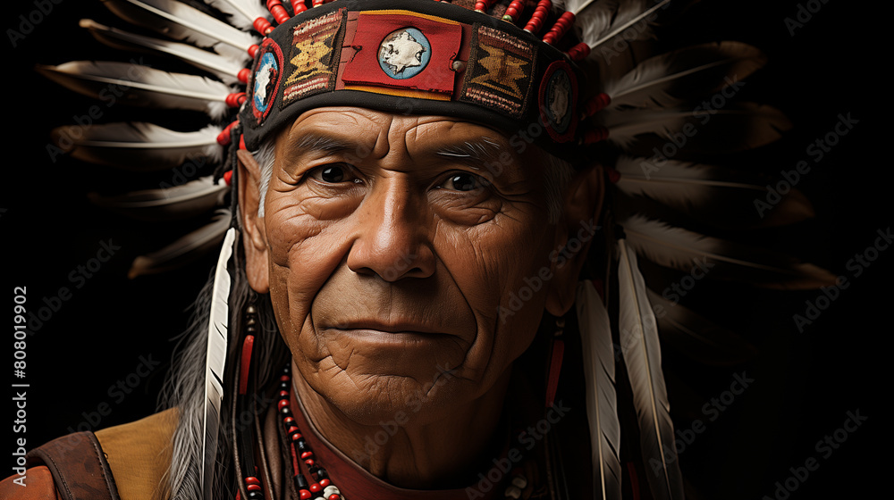 Indian man.There are many American Indian tribes such as the Sioux, Crow, Ute, Passamaquoddy, Pawnee, Maricopa, Blackfeet, and Salish.