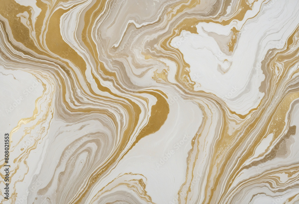 Luxury white and metallic gold marble background
