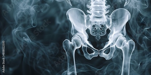 Closeup view of hip pain its impact medical awareness and treatment options. Concept Hip Pain, Medical Awareness, Treatment Options, Closeup View, Impact on Daily Life photo