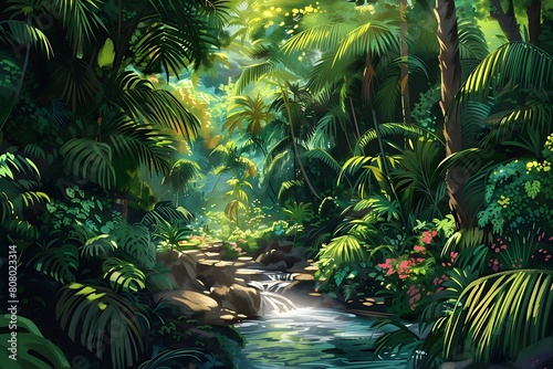 tropical jungle