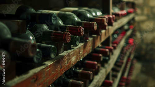 wine bottles in a cellar, drink, alcohol, old, wine, steel, bottle, vintage, industrial, industry, cellar, closeup, macro, bottles