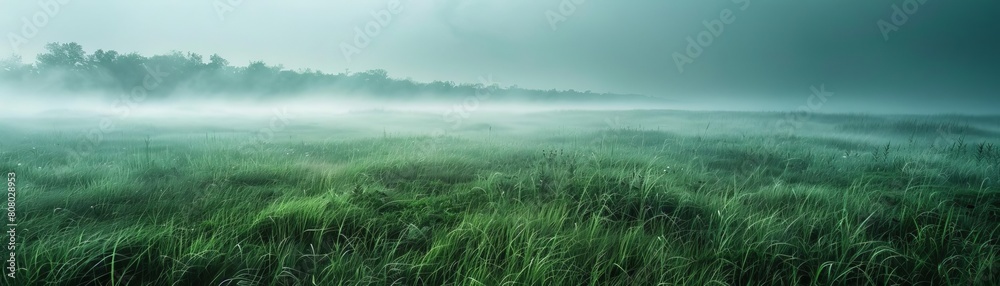 A subtle, geometric fog pattern mimicking the movement of a serpent through grass