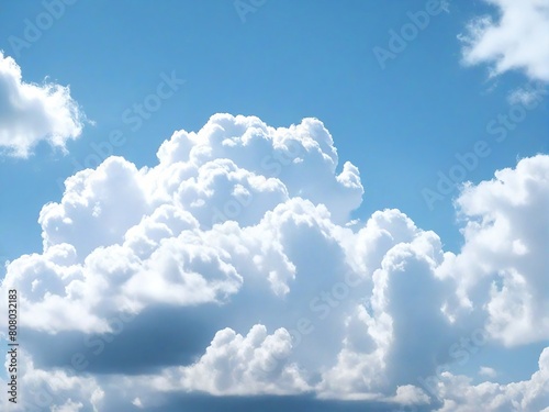 blue sky with clouds