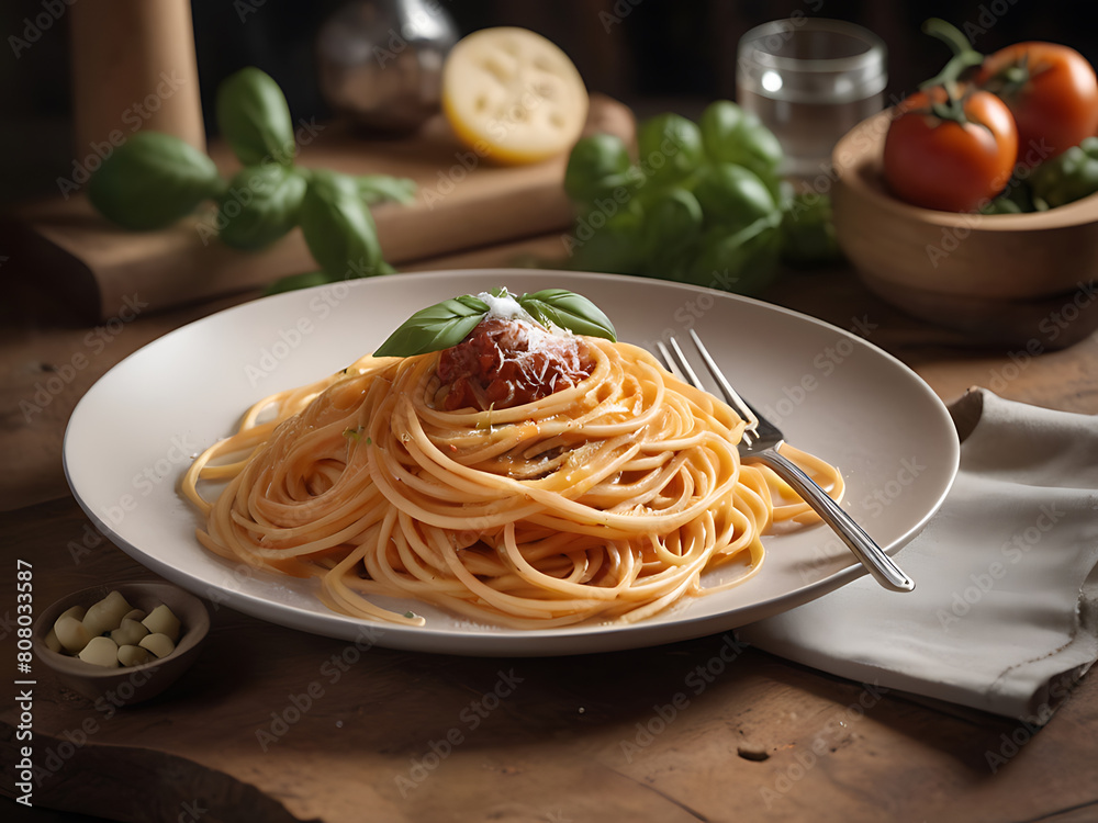 Spaghetti Pasta Noodles Italian Cuisine Spaghetti Pasta Noodles Italian Cuisine