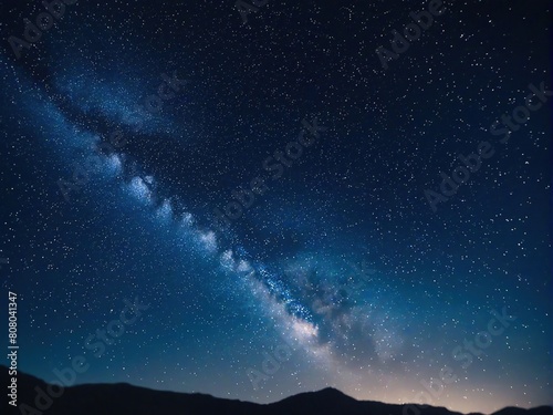 starry night sky photo