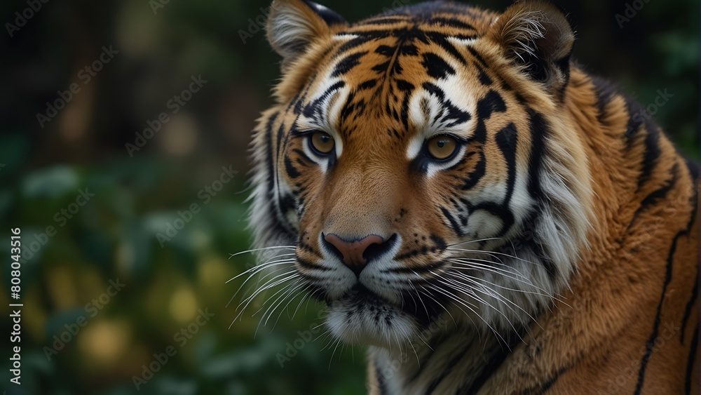 Fototapeta premium Majestic Guardians Protecting Tigers' Legacy