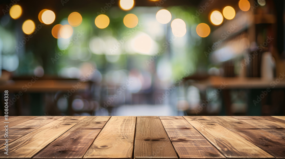 wood table on blur of cafe, coffee shop, bar, background - can used for display or montage your products wood table on blur of cafe, coffee shop, bar, background - can used for display or montage your products