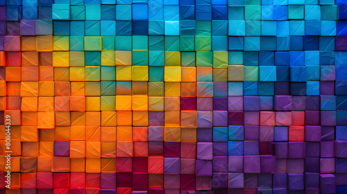 colorful glass mosaic wall background poster background