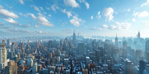 New York Cityscape during the day