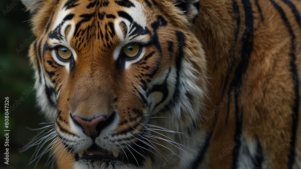 Naklejka premium Majestic Guardians Protecting Tigers' Legacy