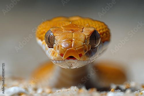 Close-up portrait of a Boa constrictor snake