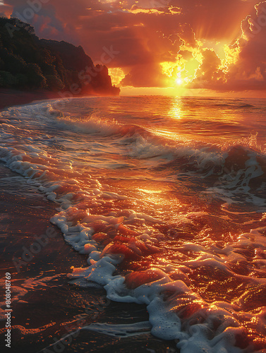 Grandiose Seascape at Sunset