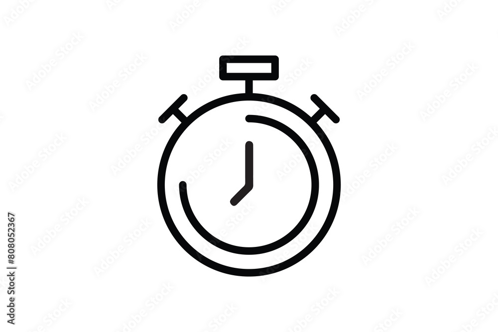 Alarm clock icon. Reminder symbol. Time sign Alarm clock icon. Reminder symbol. Time sign