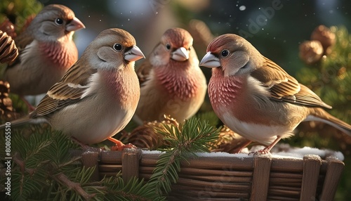 Finch birds © Lal