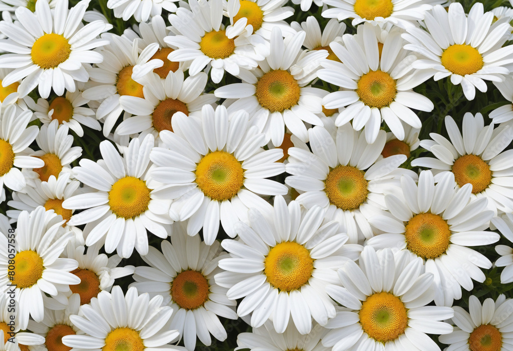 Stunning white chamomile flower standing out on a crisp white background, showcasing the beauty of nature in full bloom Stunning white chamomile flower standing out on a crisp white background, showcasing the beauty of nature in full bloom