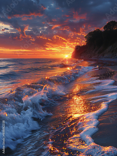 Grandiose Seascape at Sunset