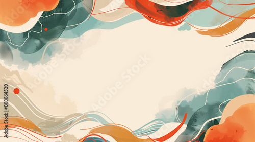 Celebrating Asian American Native Hawaiian Pacific Islander Heritage Month. Vibrant Banner Design with Space for Custom Text