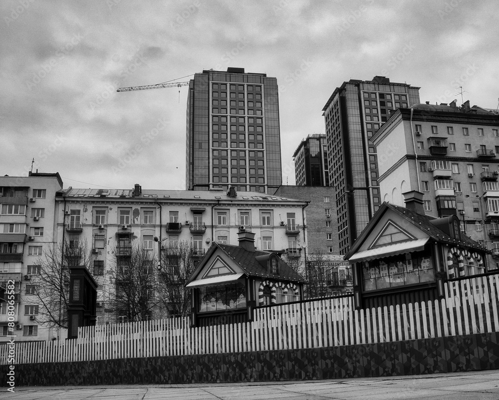 Obraz premium old building in the city