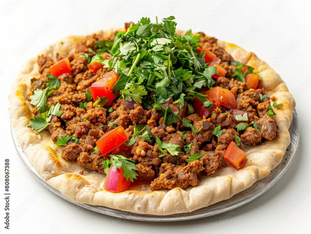 Ethiopian Dulet with minced lamb, liver, and spices