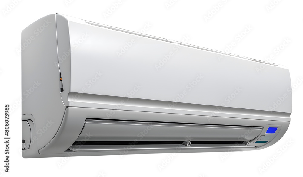 Left Detailed White Air Conditioner Left Detailed White Air Conditioner