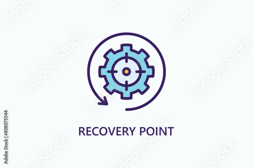Recovery Point Vector Icon Or Logo Illustration