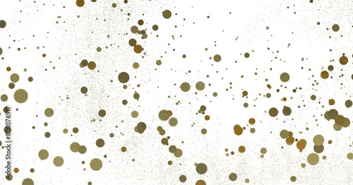 Radiant Revelry  Dynamic 3D Illustration of a Radiating gold Confetti Celebration In PNG 3d