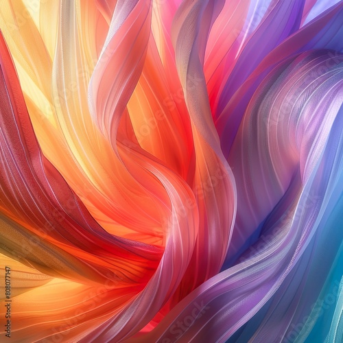 Ein abstrakter Hintergrund in Regenbogenfarben photo
