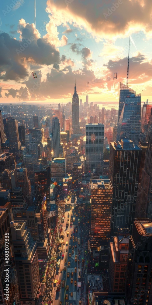 Naklejka premium New York Cityscape