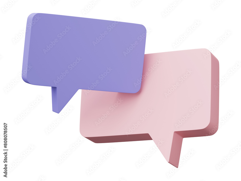 3D speech bubble talk isolated on transparent background. 3D speech bubble talk isolated on transparent background.