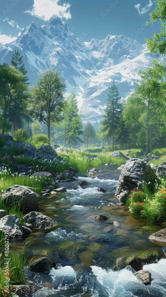 stones in the middle of a river in the mountains stones in the middle of a river in the mountains