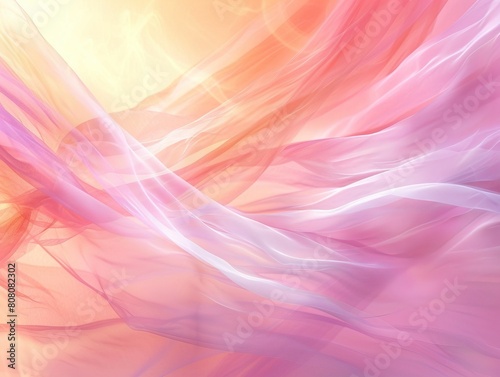 A mesmerizing abstract scene where soft hues dance in a gentle motion blur, perfect for serene backdrops