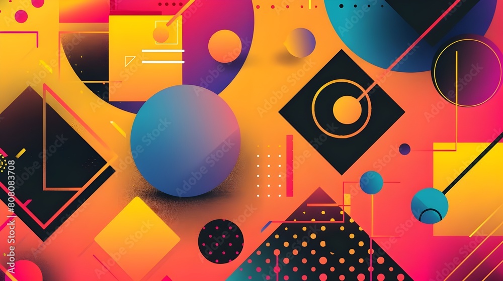 abstract background with circles abstract background with circles