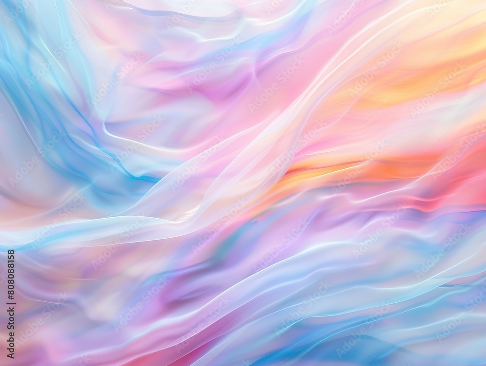 Sweeping motions of pastel shades create a dreamlike blur, ideal for creative abstract backgrounds