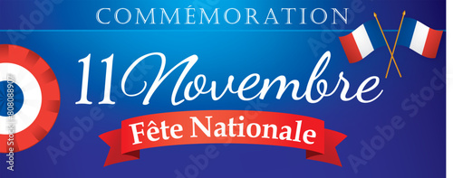 BANDEAU FETE NATIONALE 11 NOVEMBRE 1918 - V1