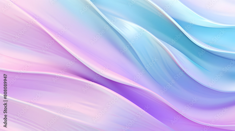 Fototapeta premium blue pink and purple wave pattern poster background
