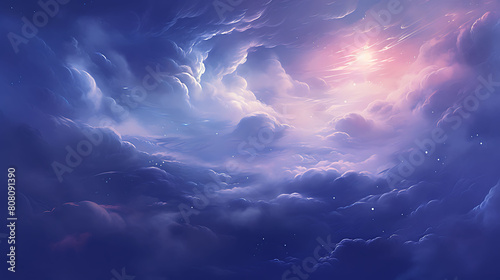 Generate an abstract background with an otherworldly atmosphere. photo
