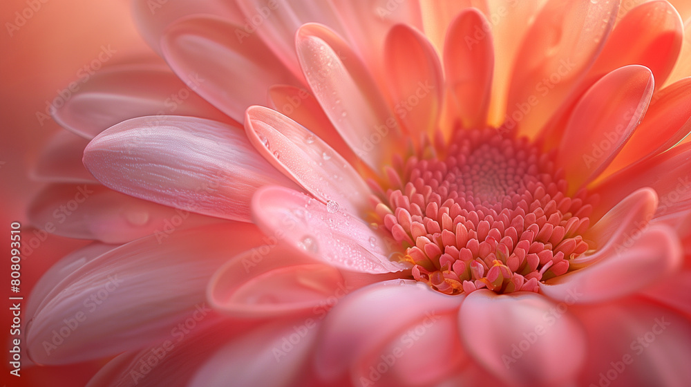 Pink dream: Close-up of chrysanthemums in a blurred background Pink dream: Close-up of chrysanthemums in a blurred background