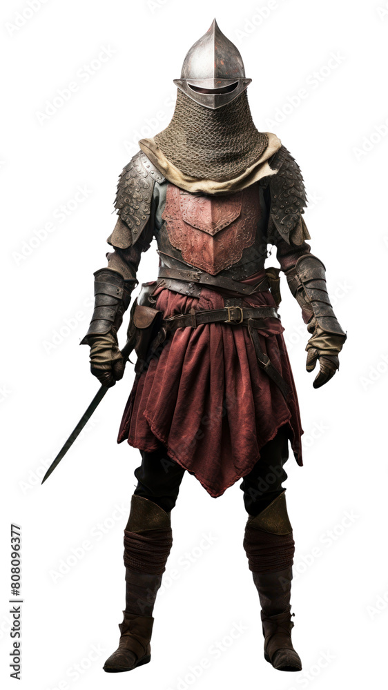 PNG Medieval pike man helmet sword adult.
