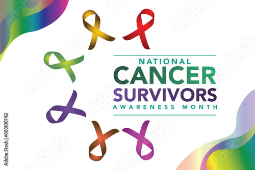 National Cancer prevention month is observed every year in February, to promote access to cancer diagnosis, treatment and healthcare for all. Vector illustration