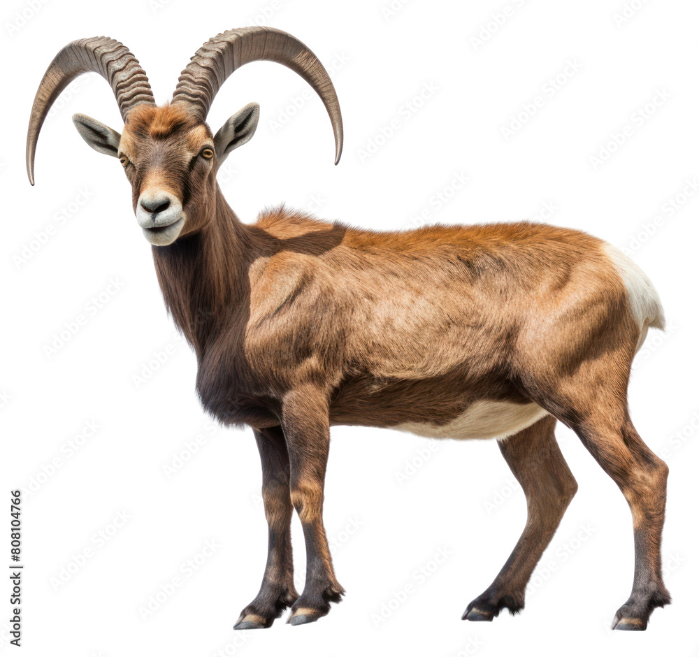 PNG Alpine Ibex livestock wildlife standing. PNG Alpine Ibex livestock wildlife standing.