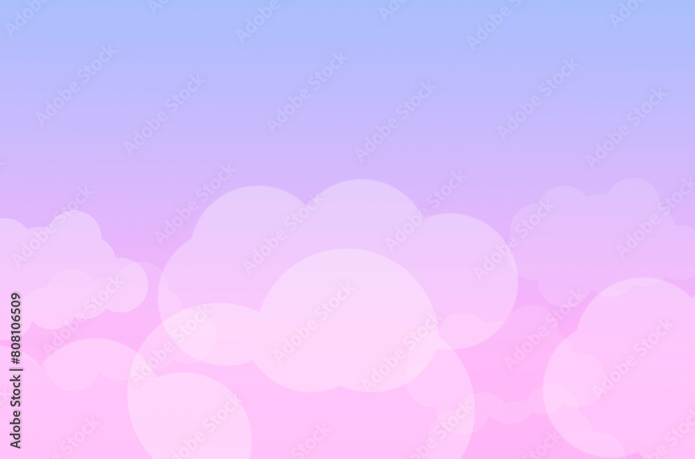 Gradient pastel sky