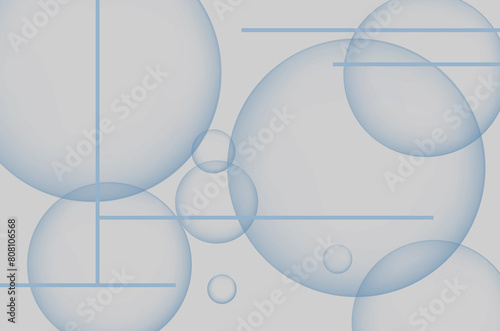 Large blue bubbles background