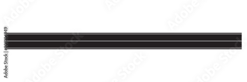 Highway road icon. Winding road vector illustration.
Asphalt Road with  White Lines.