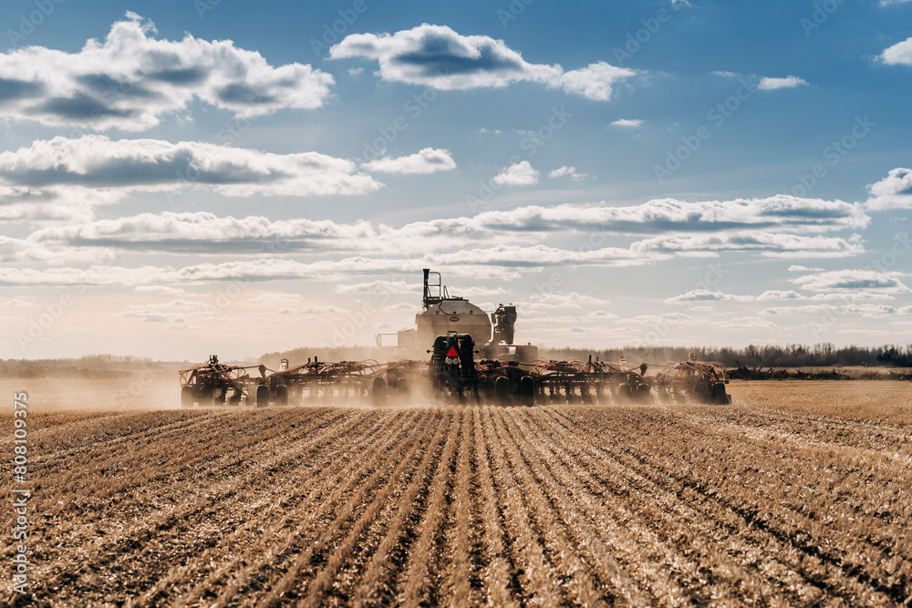 Fototapeta premium Air Seeder Agriculture Farming